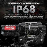 X-BULL 12V 3000LBS Waterproof Electric Winch