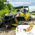 VEVOR 2000 lb Electric ATV Winch with Remote