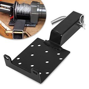 Universal Winch Mount Plate with 2-Inch Receiver
