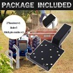 Universal Winch Mount Plate with 2-Inch Receiver