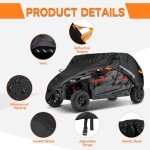 Heavy Waterproof UTV Cover for 4-6 Passenger Models