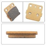 Semi-Metallic-Pro Front Brake Pads & Rear Brake Shoes for Yamaha Grizzly 350 Bruin 250 350 Big Bear 250 2004-2014 Big Bear 400 2005-2006 Wolverine 350 2006-2009 Kodiak 400 2003-2004