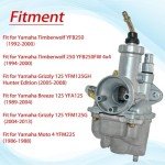 Yamaha Moto 4 ATV Carburetor with Fuel Switch