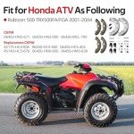 Honda Rubicon 500 Brake Shoes Kit 2001-2004