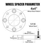 FLYCLE 2" Wheel Spacers for Golf Carts & ATVs