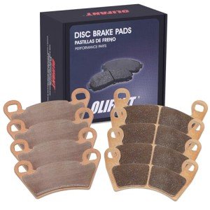 Brake Pads for Polaris Ranger 900 XP 2013-19/Ranger 570 CREW Midsize/Ranger 570 fullsize/Ranger 700 800 XP EV 500/RZR 800 900 4 XP Sintered Copper Front & Rear Severe Duty Brake Pads