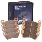 Brake Pads for Polaris Ranger 900 XP 2013-19/Ranger 570 CREW Midsize/Ranger 570 fullsize/Ranger 700 800 XP EV 500/RZR 800 900 4 XP Sintered Copper Front & Rear Severe Duty Brake Pads