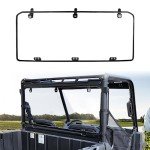 CPOWACE Rear Windshield Compatible with Polaris Ranger Midsize 570/ 570 Crew/ EV 2015-2024/ Ranger Midsize 500/ ETX 2017-2024 Accessories Hard Coated Clear Tough UTV Rear Full Windshield