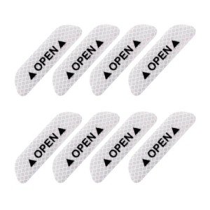 8 Pcs Reflective Car Door Safety Stickers