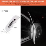 8 Pcs Reflective Car Door Safety Stickers