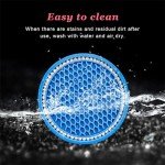 Bling Cup Coasters Set for Cars, Light Blue