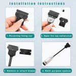 12" Long Reach Multi-Purpose Scraper Tool Set