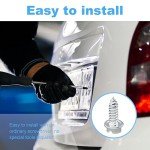 Ziciner 8PCS Anti-Theft License Plate Screw Kit