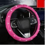 Cute Pink Bling Steering Wheel Cover for ATVs