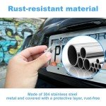 Ziciner 8PCS Anti-Theft License Plate Screw Kit