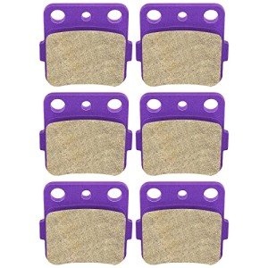 ECCPP Front+Rear Brake Pads Fits for Honda FourTrax 300 Sportrax 400 TRX400X for Yamaha Raptor 350 Raptor 660R FA84