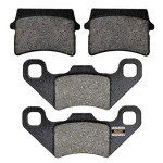 HIAORS Disc Brake Pads for 50cc 70cc 90cc 110cc 125cc Taotao Coolster Kazuma SSR SunL JCL Kandi Vitacci Baja Doodle Bug Hammerhead 80T BV Powersports ATVs Quad 4 Wheeler Go karts Dune Buggy (2 Pair)