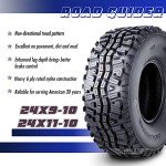 Roadguider ATV Tires Set 24x9-10 & 24x11-10