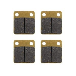 PRO BAT Rear Disc Brake Shoes Pads Chinese ATV Brake Pads Fit ATV Quad Dirt Pit Bike Go Kart Buggy 50cc 70cc 110cc, 4Pcs,Golden