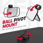 KEMIMOTO Adjustable Side & Center Mirrors for UTVs