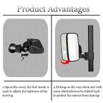 Adjustable UTV Side Mirrors for Major Brands