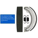 Rear Brake Shoes for Honda Fourtrax 300 TRX300 TRX300 1988-2000 TRX250 ATC250 CB350 CB360 CB400 CL350 CL360 CJ360 SL350