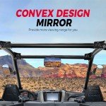 KEMIMOTO Adjustable Side & Center Mirrors for UTVs