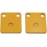 PRO BAT Rear Disc Brake Shoes Pads Chinese ATV Brake Pads Fit ATV Quad Dirt Pit Bike Go Kart Buggy 50cc 70cc 110cc, 4Pcs,Golden