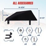 Honda Talon Lower Door Inserts Panels - Aluminum