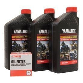 Yamalube 10W-40 Oil Change Kit for Yamaha RHINO