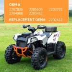 Front Rear Brake Pads Sintered & Boots for Polaris Sportsman 1000 Scrambler 1000 Sportsman X2/Touring/High Lifter 850/800/700/550/500 ATP 500/330