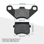 GOOFIT Rear Disc Brake Pad for 50cc 70cc 90cc 110cc 125cc ATV Go Kart Quad Bikes Dune Buggy 4 Wheeler