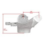 Caltric Front Left Wheel Knuckle with Bearing