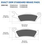 Sintered Brake Pads for Can Am Renegade & Outlander