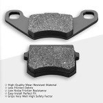 GOOFIT Rear Disc Brake Pad for 50cc 70cc 90cc 110cc 125cc ATV Go Kart Quad Bikes Dune Buggy 4 Wheeler
