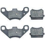 HOLATO Disc Brake Pads for 50cc 70cc 90cc 110cc 125cc Tao Tao ATA125D ATA125G SunL JCL DongFang Coolster Kandi Supermach Tank Kandi Kinroad Coleman ATV Quad 4 Wheeler Go Kart Cart Dune Buggy 2 Pair