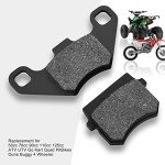 GOOFIT Rear Disc Brake Pad for 50cc 70cc 90cc 110cc 125cc ATV Go Kart Quad Bikes Dune Buggy 4 Wheeler