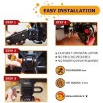 WeiSen 2" Rear UTV Hitch with Shackle Receiver