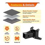 WeiSen 2" Rear UTV Hitch with Shackle Receiver