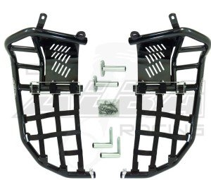 Suzuki LTR 450 Quadracer Nerf Bars - Black