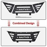 SAUTVS Rear Cargo Bed Extender Tailgate for RZR PRO XP/Turbo R, Heavy Duty Steel Rear Bed Extender Cargo Tailgate Bed Enclosure Rack for Polaris RZR PRO XP/XP4/RZR Turbo R/R4 2020-2024 Accessories