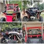 DREAMOTOR 1FT RGB Whip Lights with Remote Control