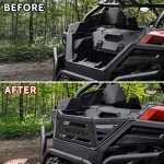 SAUTVS Rear Cargo Bed Extender Tailgate for RZR PRO XP/Turbo R, Heavy Duty Steel Rear Bed Extender Cargo Tailgate Bed Enclosure Rack for Polaris RZR PRO XP/XP4/RZR Turbo R/R4 2020-2024 Accessories