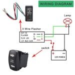 Universal Turn Signal Switch with LED Indicator