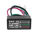 Green LED Universal Turn Signal Rocker Switch Kit