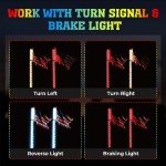 KEMIMOTO LED Whip Lights with APP Control