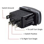 Universal Turn Signal Switch with LED Indicator