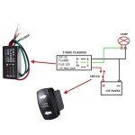 Green LED Universal Turn Signal Rocker Switch Kit