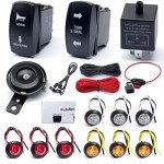 Universal ATV UTV Turn Signal Kit with Horn