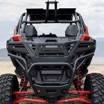 SAUTVS Rear Cargo Bed Extender Tailgate for RZR PRO XP/Turbo R, Heavy Duty Steel Rear Bed Extender Cargo Tailgate Bed Enclosure Rack for Polaris RZR PRO XP/XP4/RZR Turbo R/R4 2020-2024 Accessories